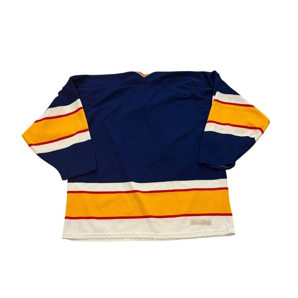 Vintage 90's CCM Maska Air Knit St. Louis Blues Stitched NHL Hockey Jersey Large - Picture 2 of 6